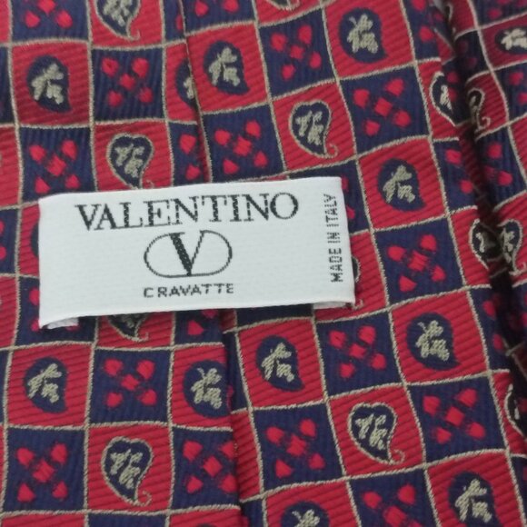 ❤️LOT 3 FENDI CHRISTIAN DIOR VALENTINO NECK TIES Horse Tassel Paisley and Dots - Picture 11 of 12